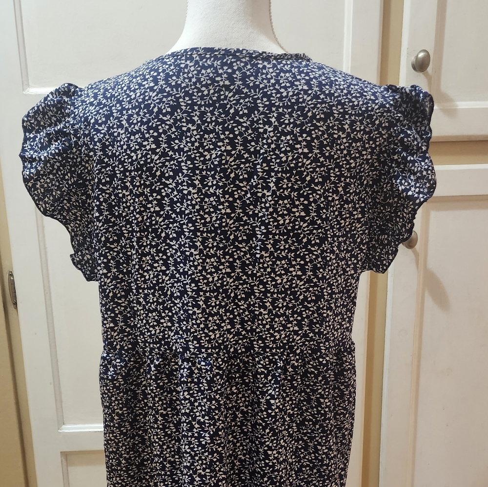 RANLEGE Women's Ditsy Floral Tunic Dress NWOT - Picture 10 of 13